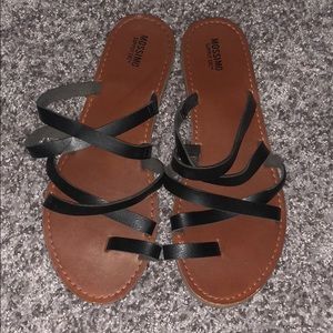 Black strappy Sandals!